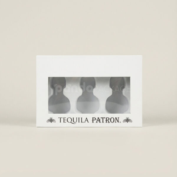 White Rigid Box with Clear Window and Foam Insert