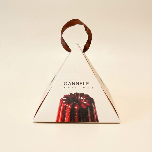 Stylish Pyramid Box Packaging for Desserts and Sweet Treats