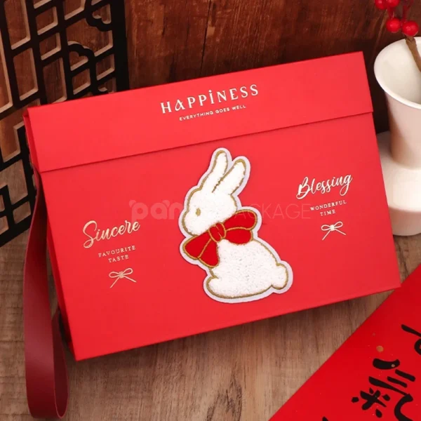 Red Rabbit-Themed Mid-Autumn Mooncake Gift Box