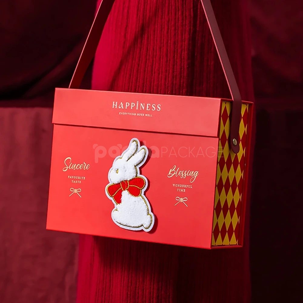 Red Rabbit-Themed Mid-Autumn Mooncake Gift Box