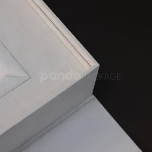 Minimalist Origami-Inspired Rigid Box with Button Closure