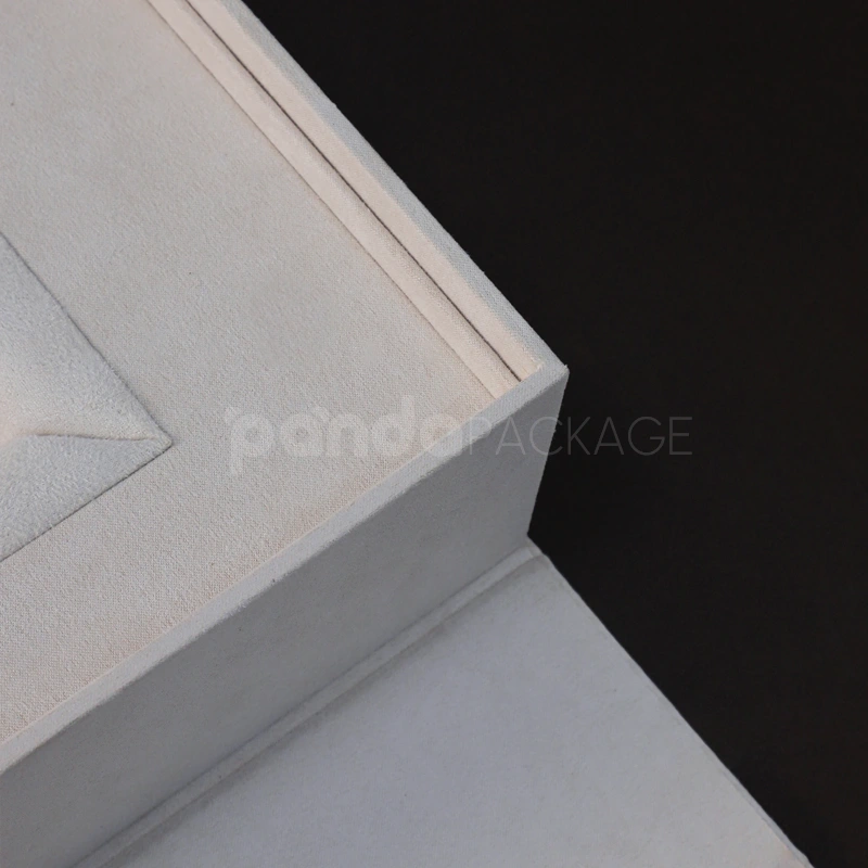 Minimalist Origami-Inspired Rigid Box with Button Closure