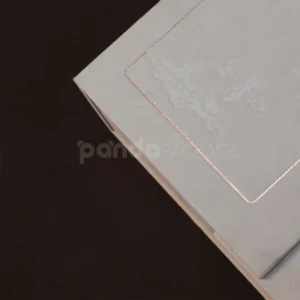 Minimalist Origami-Inspired Rigid Box with Button Closure