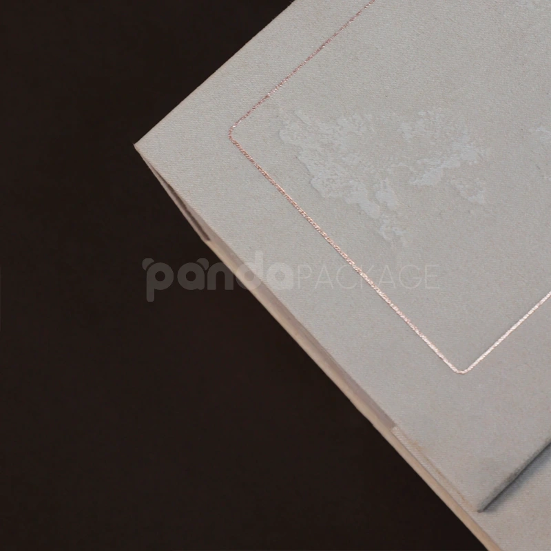 Minimalist Origami-Inspired Rigid Box with Button Closure