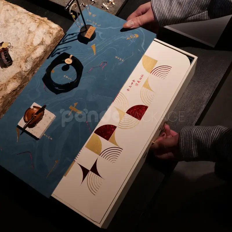 Premium Tea Gift Box with Festive Design