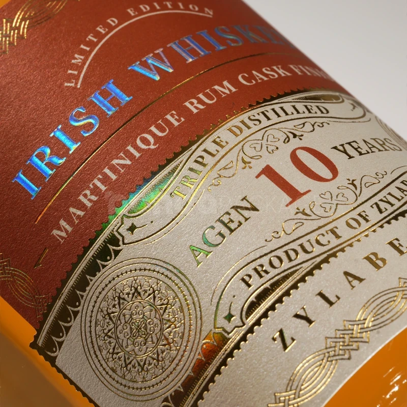 Classic Aged Whiskey Label Sticker