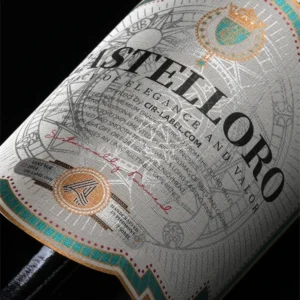 Regal Embossed Wine Label Sticker
