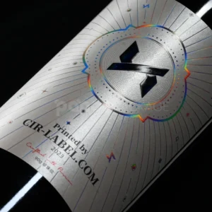 Holographic Cold Foil Wine Label Sticker