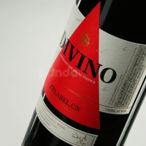 Bold Geometric Wine Label Sticker