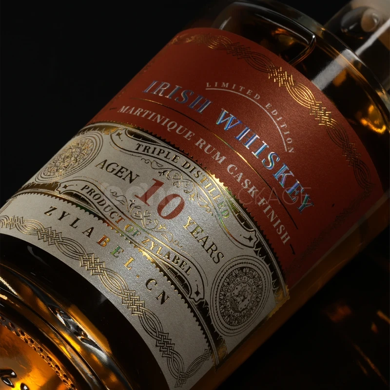 Classic Aged Whiskey Label Sticker