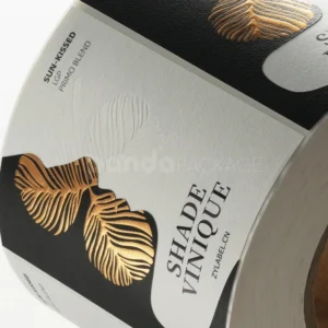 Gold Foil Wine Label Sticker
