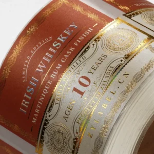 Classic Aged Whiskey Label Sticker