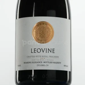 Minimalist Royal Wine Label Sticker