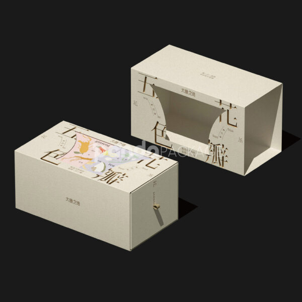 Artistic Rigid Gift Box with Illustrated Design