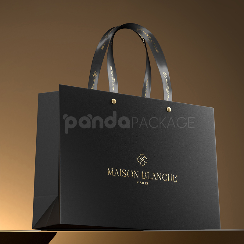 Glossy Black Gift Bag