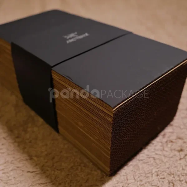Eco Kraft Bottle Gift Box with Foam Insert and Minimalist Branding