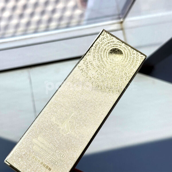 Champagne Gold Foil Slim Rigid Box for Premium Cosmetics