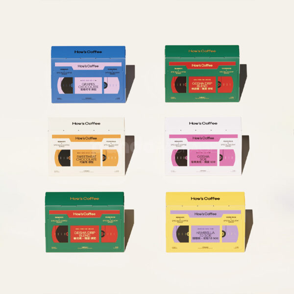 Colorful Folding Cardboard Packaging for Food Products