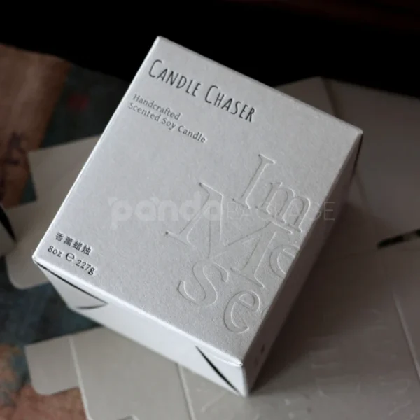 Minimalist Embossed Paper Box for Premium Skincare Packaging