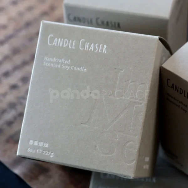 Minimalist Embossed Paper Box for Premium Skincare Packaging