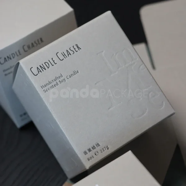 Minimalist Embossed Paper Box for Premium Skincare Packaging