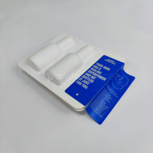 Custom Molded Pulp Insert Tray for Personal Care Packaging