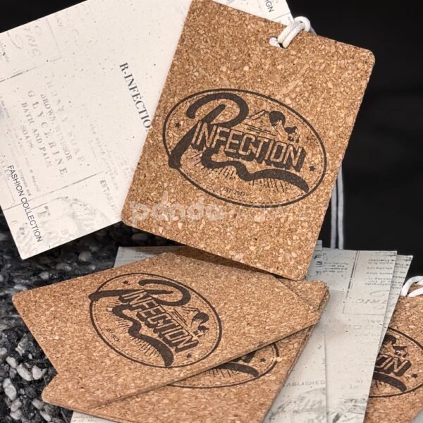 Eco-Friendly Cork Clothing Hang Tag
