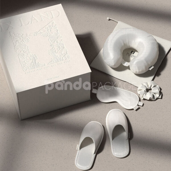 Elegant White Gift Box for Baby Keepsakes