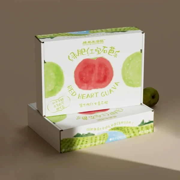 Fresh Guava Gift Box with Clean Botanical Design