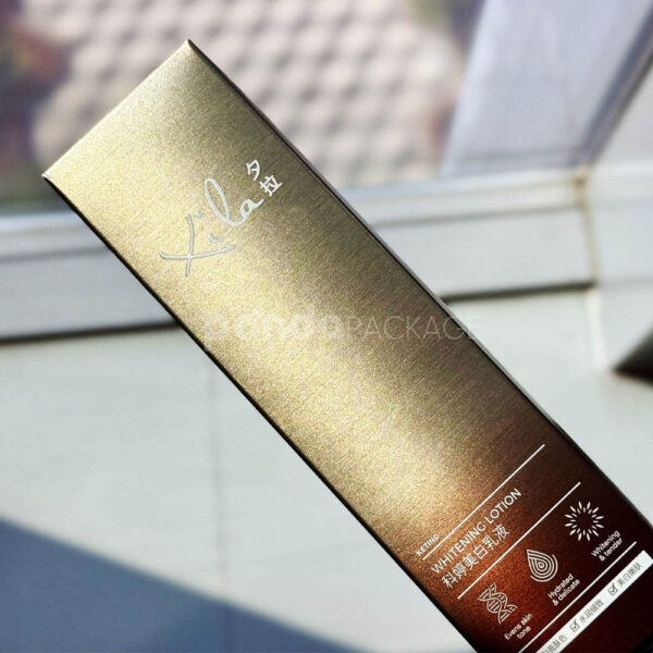 Gradient Gold to Copper Luxury Cosmetic Box