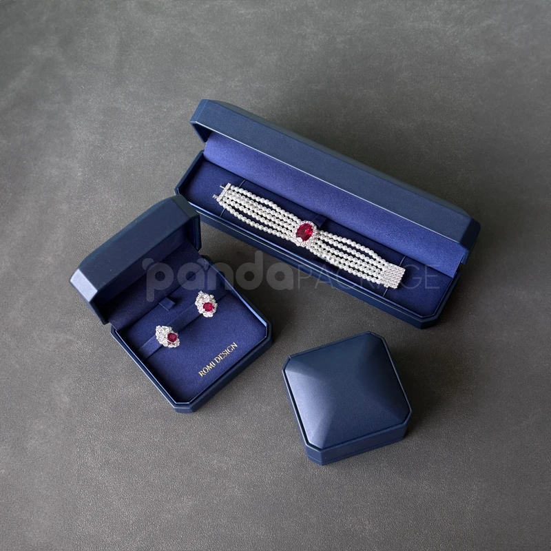 Luxury Jewelry Box in Deep Blue