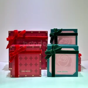 Jewelry Gift Box with Ribbon Accent