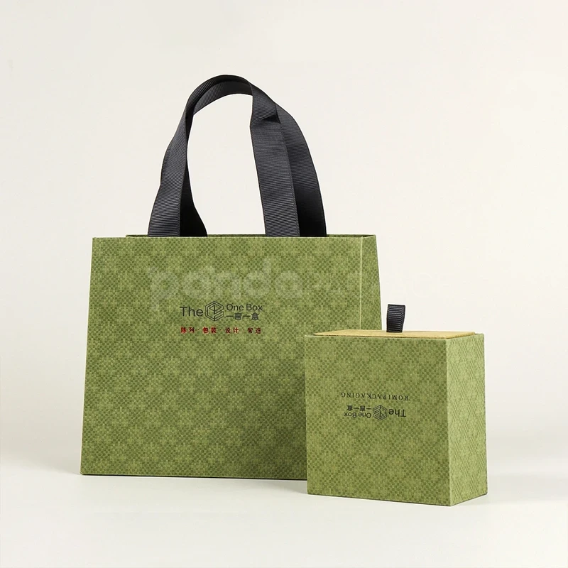 Textured Green Jewelry Box