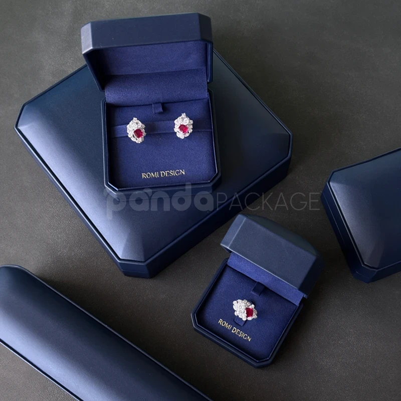 Luxury Jewelry Box in Deep Blue