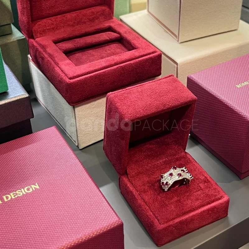 Velvet Red Ring Box