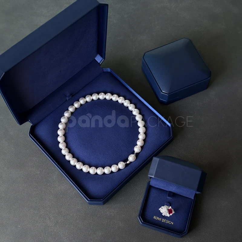 Luxury Jewelry Box in Deep Blue