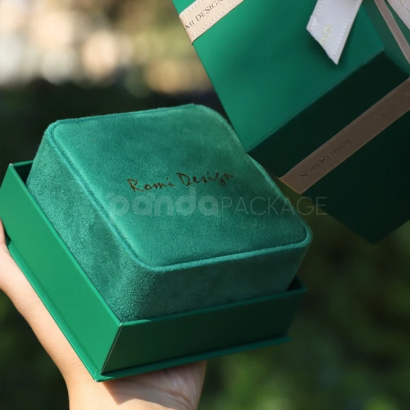 Green Ribbon Gift Box