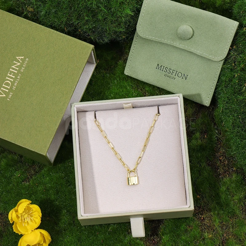Eco-Friendly Green Jewelry Box