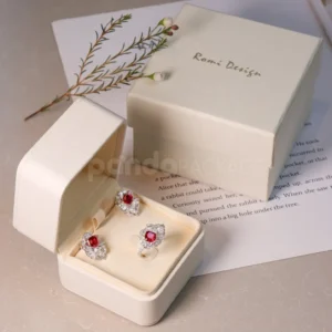 Elegant Cream Jewelry Box