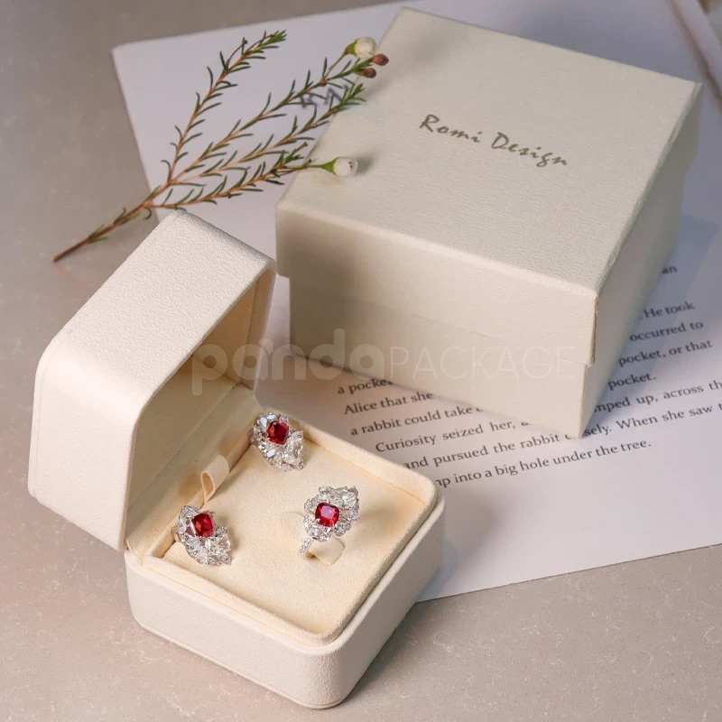 Elegant Cream Jewelry Box