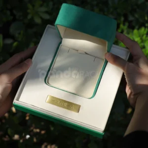 Green Ribbon Gift Box