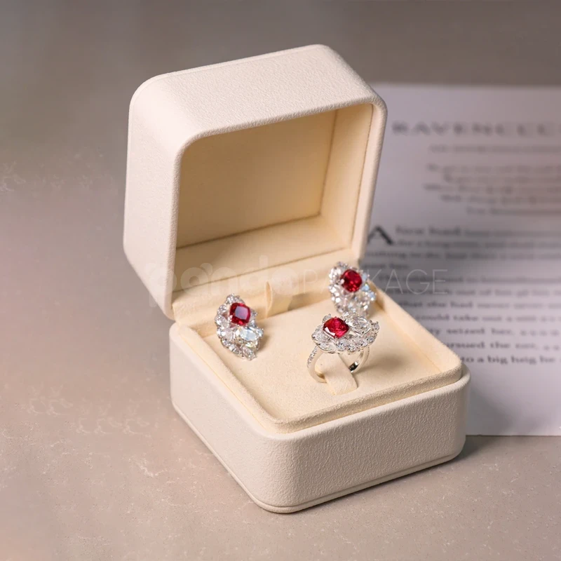 Elegant Cream Jewelry Box