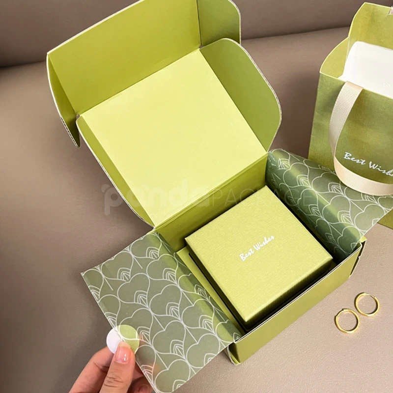 Green Rigid Jewelry Box
