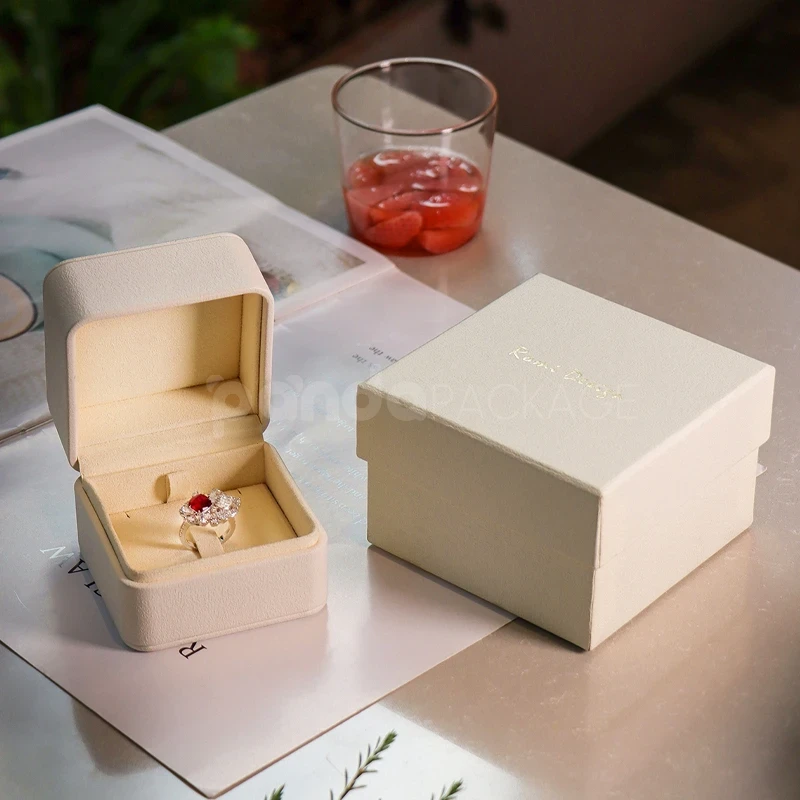 Elegant Cream Jewelry Box