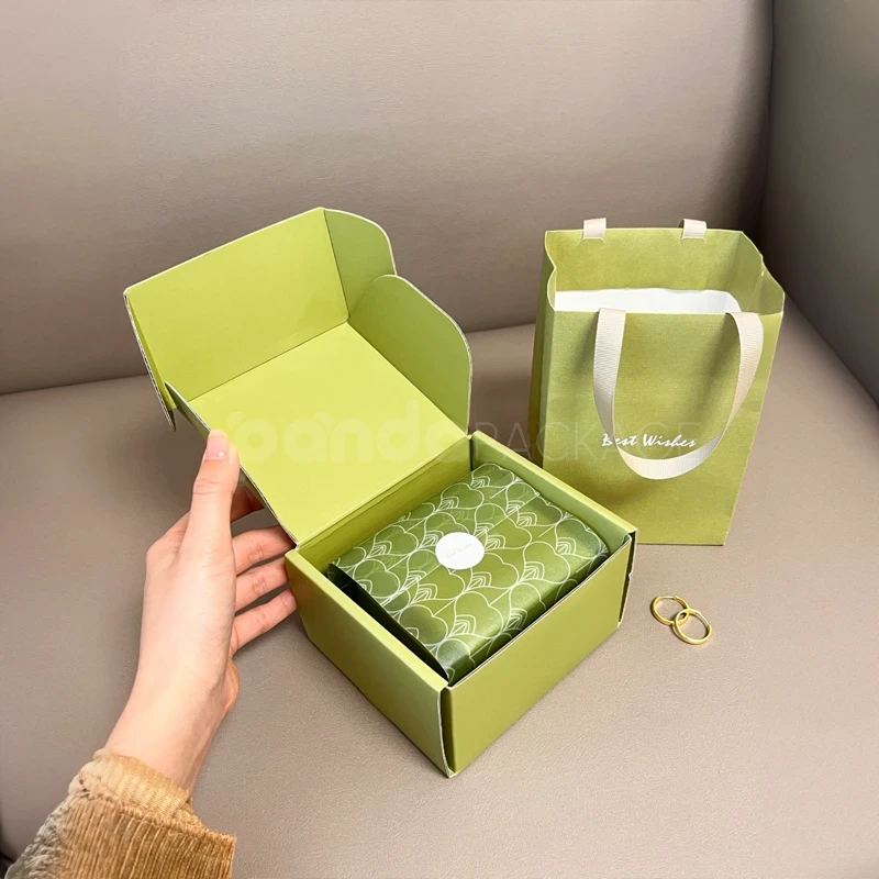 Green Rigid Jewelry Box