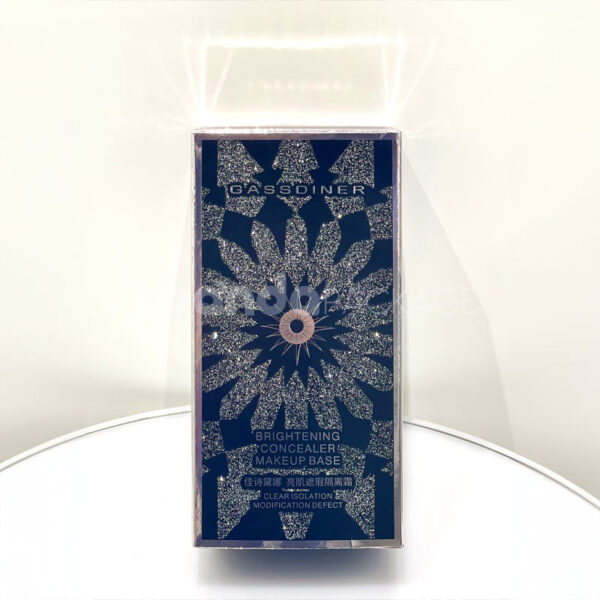 Luxury Blue Drawer Box with Foil Stamping Finish