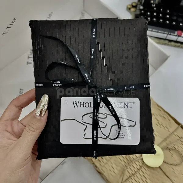 Luxury Garment Gift Wrap with Mesh Bag and Ribbon Tie