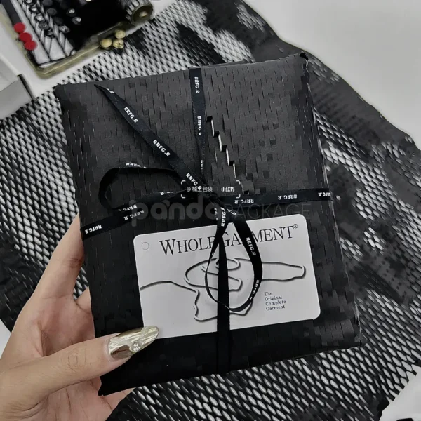 Luxury Garment Gift Wrap with Mesh Bag and Ribbon Tie