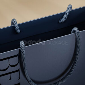Midnight Blue Embossed Gift Bag