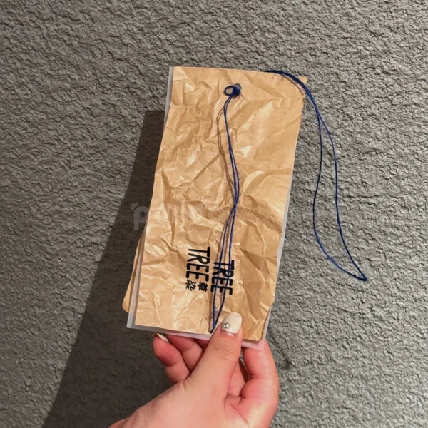 Natural Kraft Paper Garment Hang Tag with Twine String